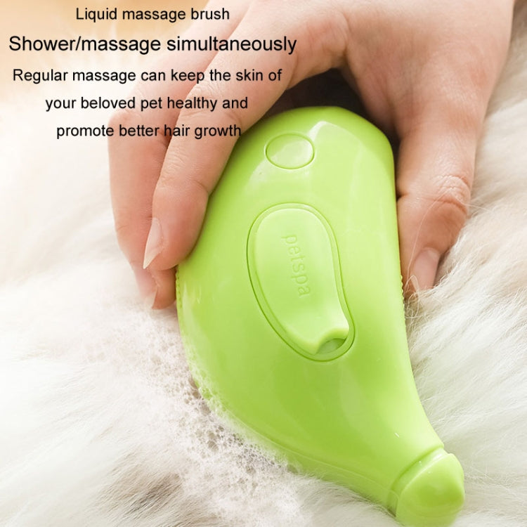 Banana Shape Pet Spray Massage Comb Electrical Cleaning Brush Hair Removal Comb For Dogs And Cats(Yellow) - Brushes & Combs by PMC TechLife | Online Shopping South Africa | PMC TechLife