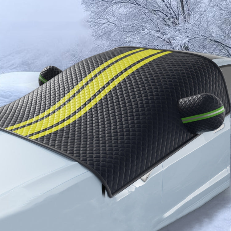 Car Front Windshield Snow and Anti-freeze Thickened Car Cover, Size: Black Yellow SUV - Window Foils & Solar Protection by PMC TechLife | Online Shopping South Africa | PMC TechLife | Buy Now Pay Later Mobicred