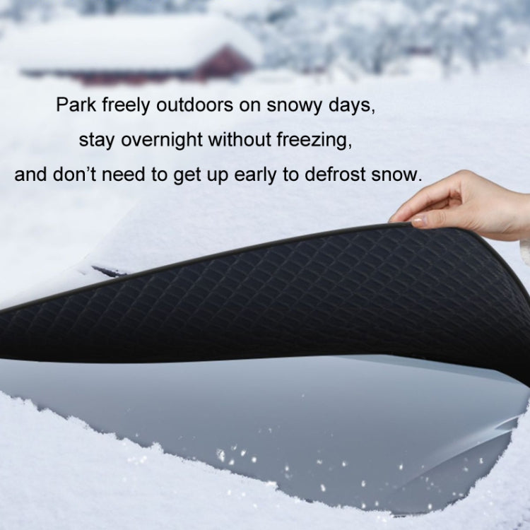 Car Front Windshield Snow and Anti-freeze Thickened Car Cover, Size: Black Red SUV - Window Foils & Solar Protection by PMC TechLife | Online Shopping South Africa | PMC TechLife | Buy Now Pay Later Mobicred