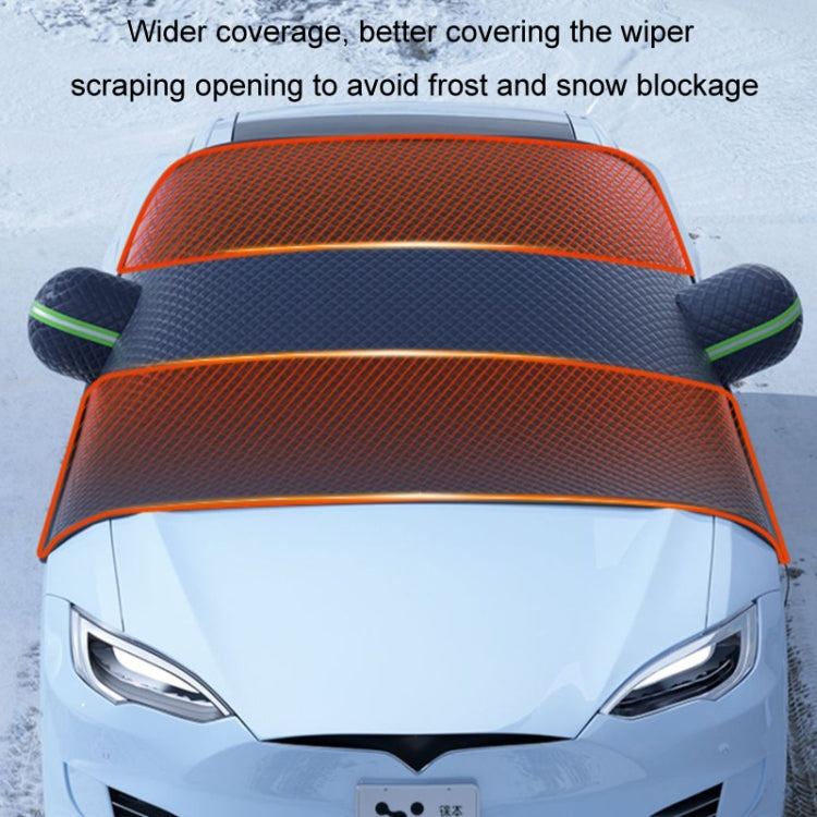Car Front Windshield Snow and Anti-freeze Thickened Car Cover, Size: Black SUV - Window Foils & Solar Protection by PMC TechLife | Online Shopping South Africa | PMC TechLife | Buy Now Pay Later Mobicred
