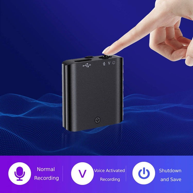 Q63 HD Noise Canceling Magnetic Voice Recorder Portable Intelligent Voice Activated Recording Pen, Capacity: 32GB(Black) - Recording Pen by PMC TechLife | Online Shopping South Africa | PMC TechLife | Buy Now Pay Later Mobicred