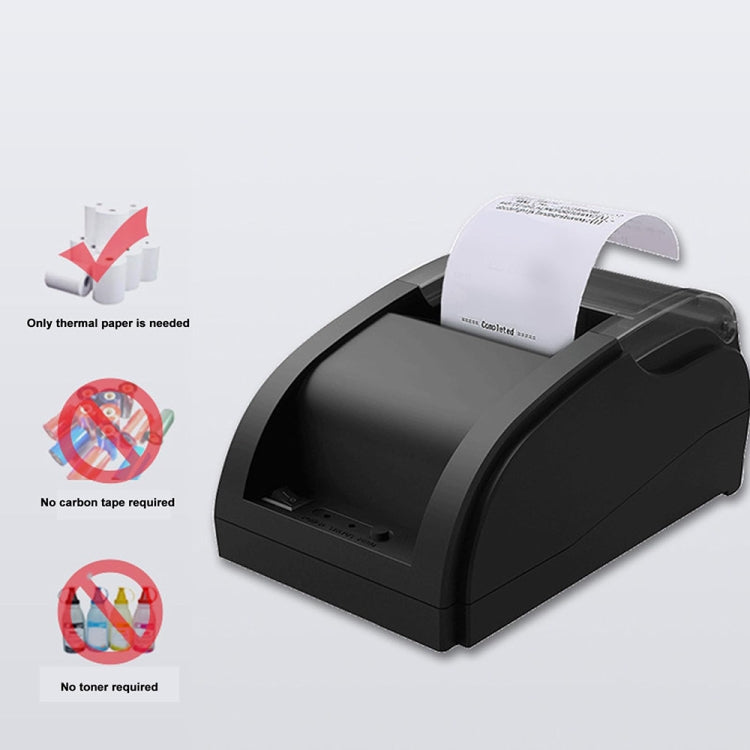 58mm USB Computer Version+Mobile Bluetooth Automatic Order Takeout Receipt Cashier Thermal Printer(UK Plug) - Printer by PMC TechLife | Online Shopping South Africa | PMC TechLife | Buy Now Pay Later Mobicred