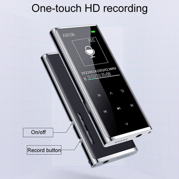 M27 1.8 Inch Bluetooth MP3/MP4 Music Player E-Book Recorder, Size: 8GB(Black) - MP3 Player by PMC TechLife | Online Shopping South Africa | PMC TechLife | Buy Now Pay Later Mobicred