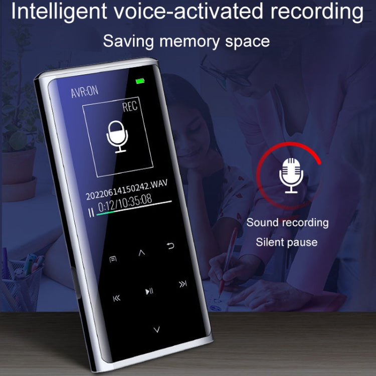 M27 1.8 Inch Bluetooth MP3/MP4 Music Player E-Book Recorder, Size: 8GB(Black) - MP3 Player by PMC TechLife | Online Shopping South Africa | PMC TechLife | Buy Now Pay Later Mobicred