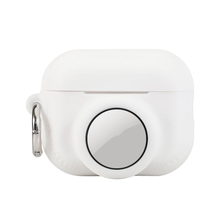 For AirPods Pro 2 / Airtag 2 In 1 All-inclusive Silicone Anti-drop Protection Case(White) - For AirPods Pro 2 by PMC Jewellery | Online Shopping South Africa | PMC Jewellery | Buy Now Pay Later Mobicred