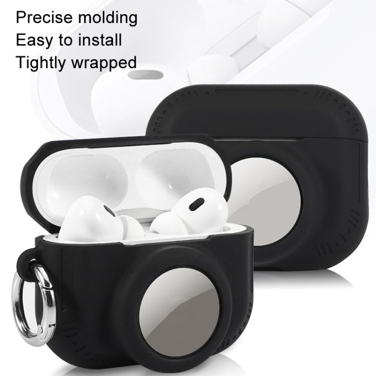 For AirPods Pro 2 / Airtag 2 In 1 All-inclusive Silicone Anti-drop Protection Case(Deep Blue) - For AirPods Pro 2 by PMC Jewellery | Online Shopping South Africa | PMC Jewellery | Buy Now Pay Later Mobicred