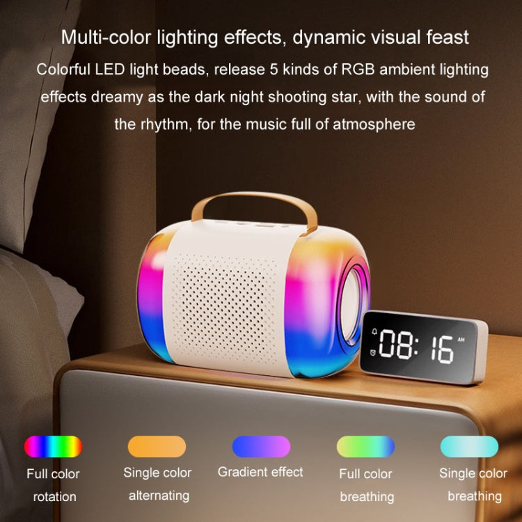 Y5 1 Microphone Portable Bluetooth Speaker Home And Outdoor Wireless Karaoke Audio(Pink) - Microphone by PMC TechLife | Online Shopping South Africa | PMC TechLife | Buy Now Pay Later Mobicred
