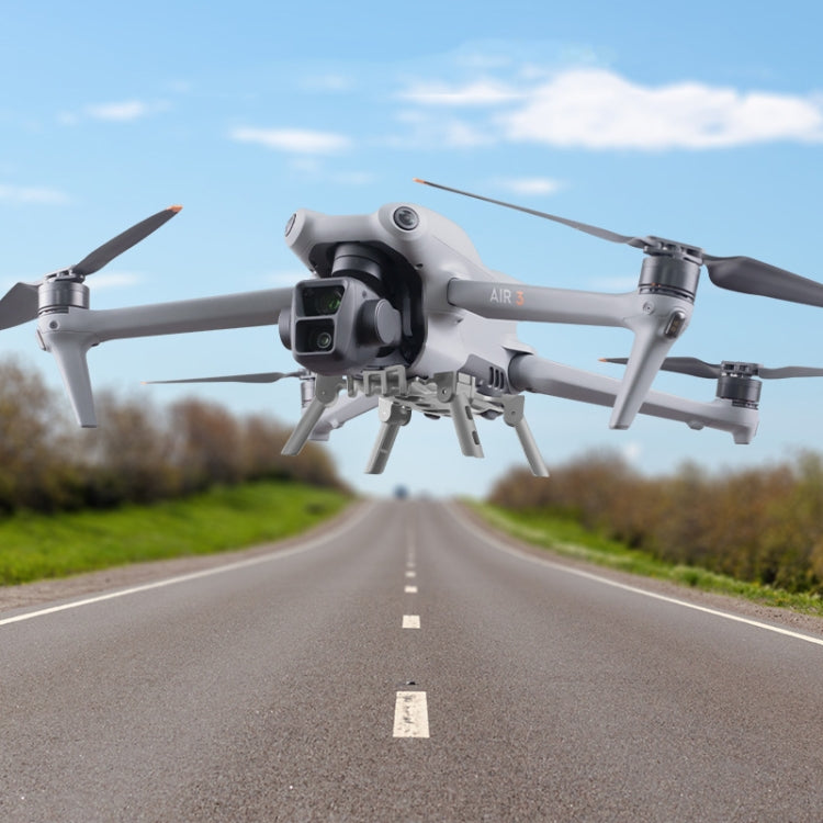 For DJI Air 3 Heightened Landing Gear Body Protection Fall and Crash Proof Folding Extension Kickstand(Gray) - Landing Gear by PMC TechLife | Online Shopping South Africa | PMC TechLife | Buy Now Pay Later Mobicred