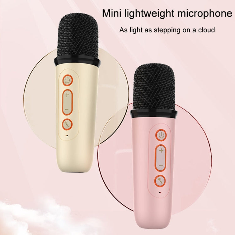 Home Portable Bluetooth Speaker Small Outdoor Karaoke Audio, Color: Y1 Pink(Monocular wheat) - Microphone by PMC TechLife | Online Shopping South Africa | PMC TechLife | Buy Now Pay Later Mobicred