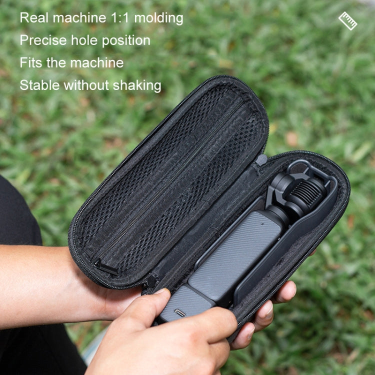 For DJI Osmo Pocket 3 XFJI Storage Box Waterproof Drop-proof Mini Body Handbag Accessories(Dark Gray) - Case & Bags by XFJI | Online Shopping South Africa | PMC TechLife | Buy Now Pay Later Mobicred