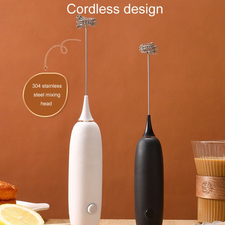 Cordless Handheld Milk And Coffee Frother Household Small Baking Mixing Tool(Black) - free shipping - PMC TechLife - Order now!