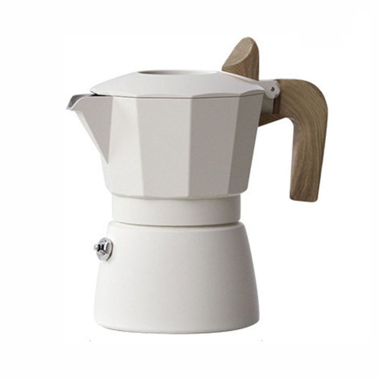 100ml Dual Valve Mocha Pot Espresso Machine Outdoor Coffee Brewing Pot Extraction Tool(White) - free shipping - PMC TechLife - Order now!