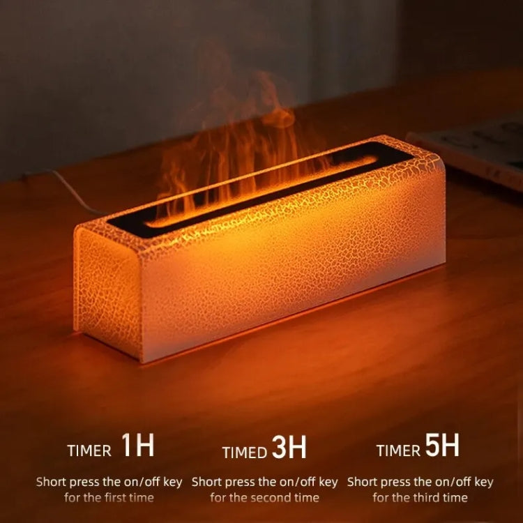 Lava Flame Aromatherapy Machine Air Atomizing Humidifier With Colorful Light, Model: DQ709 PRO  Black - free shipping - PMC TechLife - Order now!