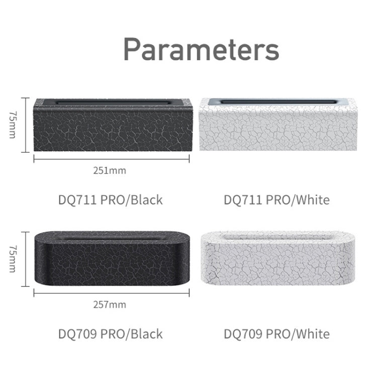 Lava Flame Aromatherapy Machine Air Atomizing Humidifier With Colorful Light, Model: DQ711 Pro Black - free shipping - PMC TechLife - Order now!