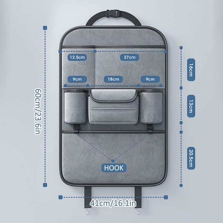 Multifunction Car Seat Back Storage Bag Seat Back Pocket Car Utility Storage Hanging Bag(Black) - Stowing Tidying by PMC TechLife | Online Shopping South Africa | PMC TechLife | Buy Now Pay Later Mobicred