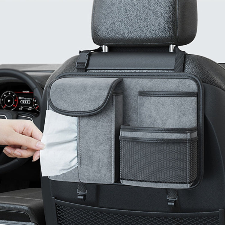Car Seat Back Organizer Multifunctional Storage Bag Decorative Products(Black) - free shipping - PMC TechLife - Order now!