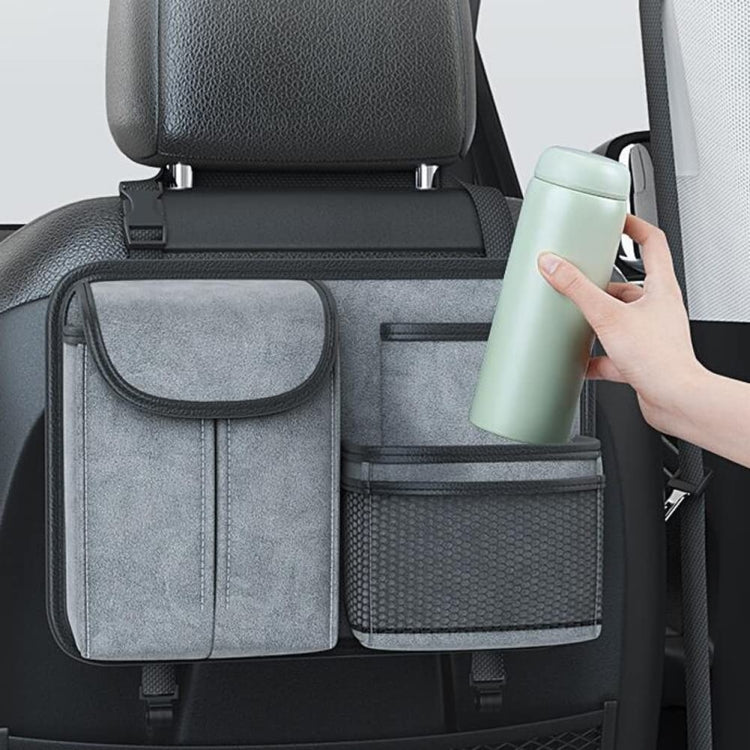 Car Seat Back Organizer Multifunctional Storage Bag Decorative Products(Gray) - Stowing Tidying by PMC TechLife | Online Shopping South Africa | PMC TechLife | Buy Now Pay Later Mobicred