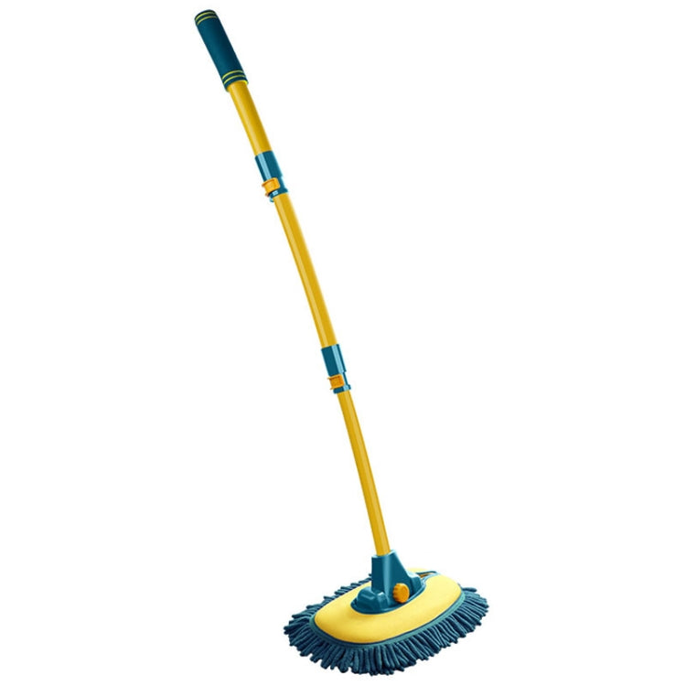 Curved Rod Car Wash Mop Retractable Cleaning Tool No Harm Car Special Soft Brush(Lake Green) - Car washing supplies by PMC TechLife | Online Shopping South Africa | PMC TechLife | Buy Now Pay Later Mobicred