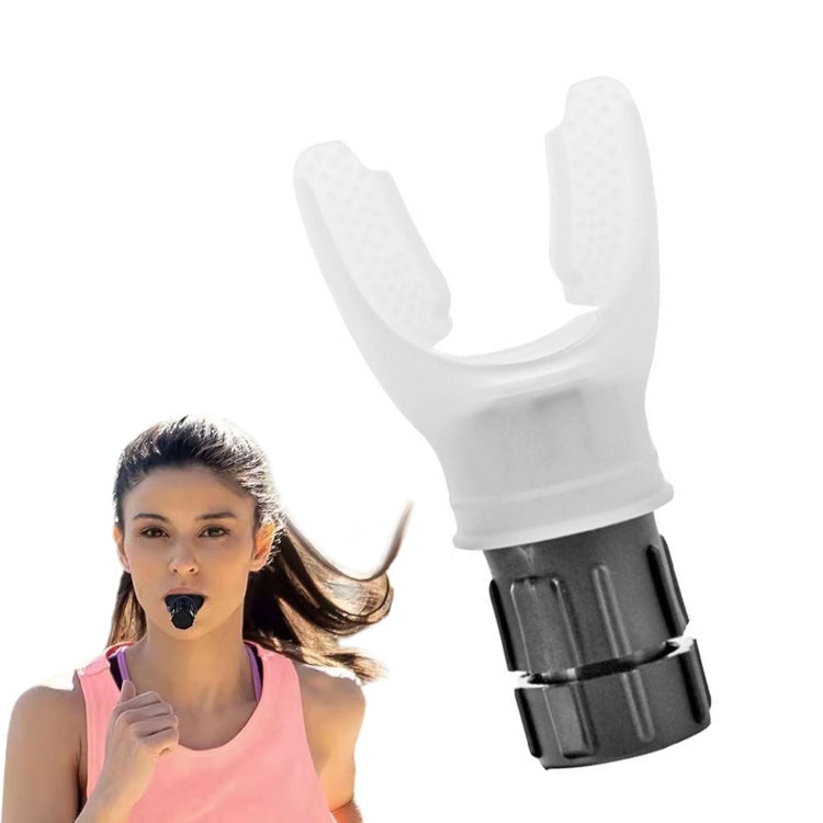 Breathing Exerciser Trainer Adjusts Resistance Lung Capacity Strengthener(White) - free shipping - PMC TechLife - Order now!
