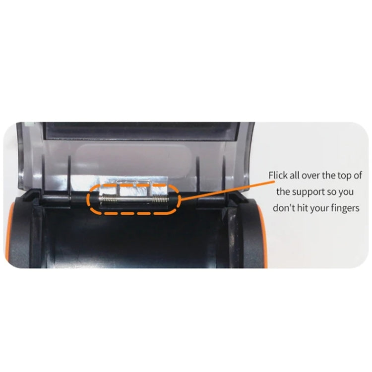 58mm Portable Logistics Takeaway Receipt Bluetooth Thermal Printer(US Plug) - Printer by PMC TechLife | Online Shopping South Africa | PMC TechLife | Buy Now Pay Later Mobicred