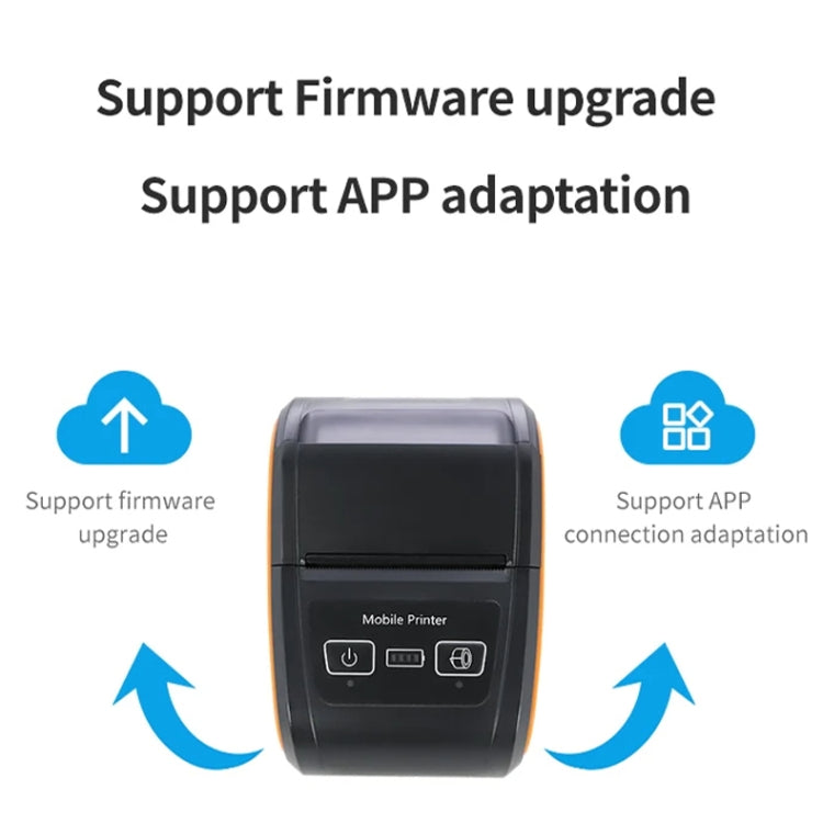 58mm Portable Logistics Takeaway Receipt Bluetooth Thermal Printer(US Plug) - Printer by PMC TechLife | Online Shopping South Africa | PMC TechLife | Buy Now Pay Later Mobicred