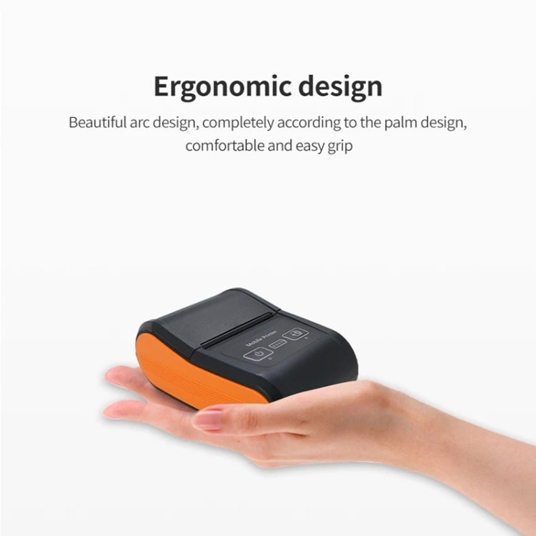 58mm Portable Logistics Takeaway Receipt Bluetooth Thermal Printer(US Plug) - Printer by PMC TechLife | Online Shopping South Africa | PMC TechLife | Buy Now Pay Later Mobicred