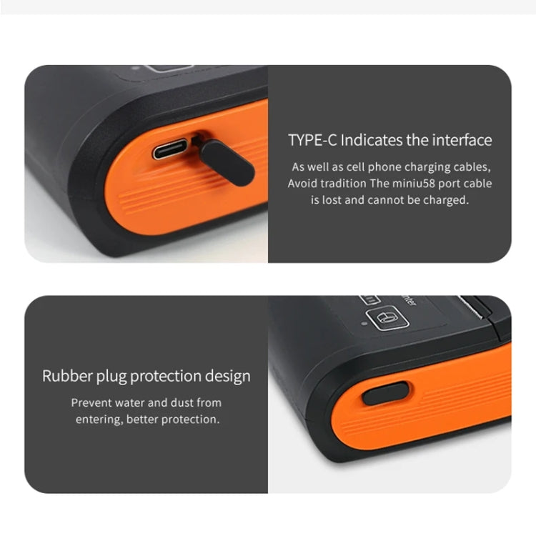 58mm Portable Logistics Takeaway Receipt Bluetooth Thermal Printer(US Plug) - Printer by PMC TechLife | Online Shopping South Africa | PMC TechLife | Buy Now Pay Later Mobicred