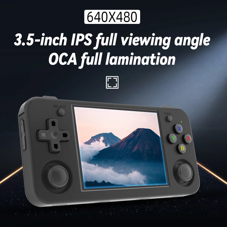 ANBERNIC RG35XX H Handheld Game Console 3.5 Inch IPS Screen Linux System 64GB(Transparent White) - free shipping - PMC TechLife - Order now!