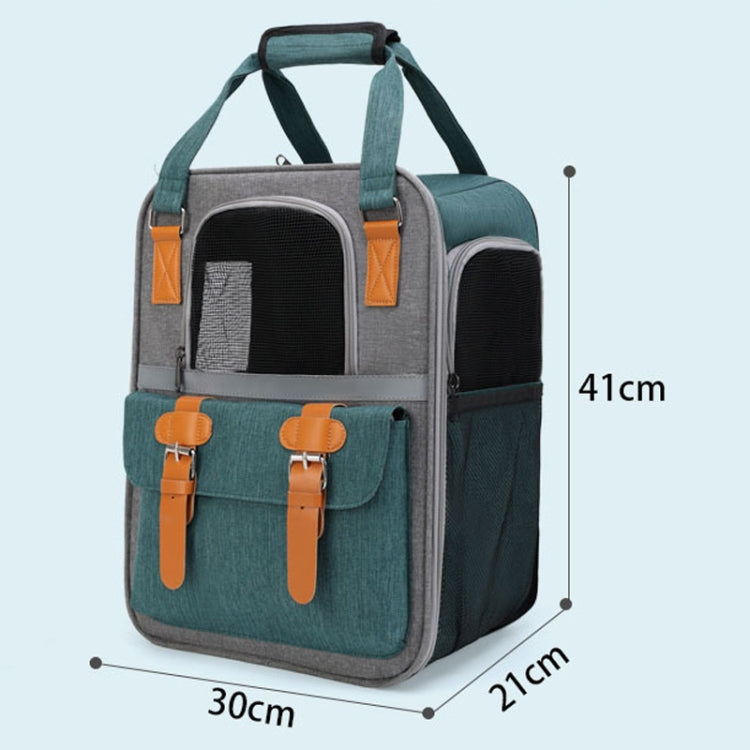 Outdoor Portable Shoulder Pet Backpack Handheld Foldable Breathable Cat Bag(Style 6 Orange) - Pet Bags by PMC TechLife | Online Shopping South Africa | PMC TechLife | Buy Now Pay Later Mobicred