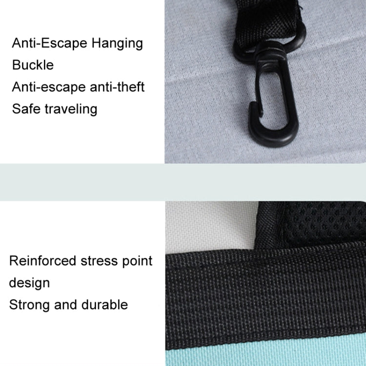 Breathable Square Cat Backpack Foldable Outdoor Portable Pet Bag(Model 4 Blue) - Pet Bags by PMC TechLife | Online Shopping South Africa | PMC TechLife | Buy Now Pay Later Mobicred