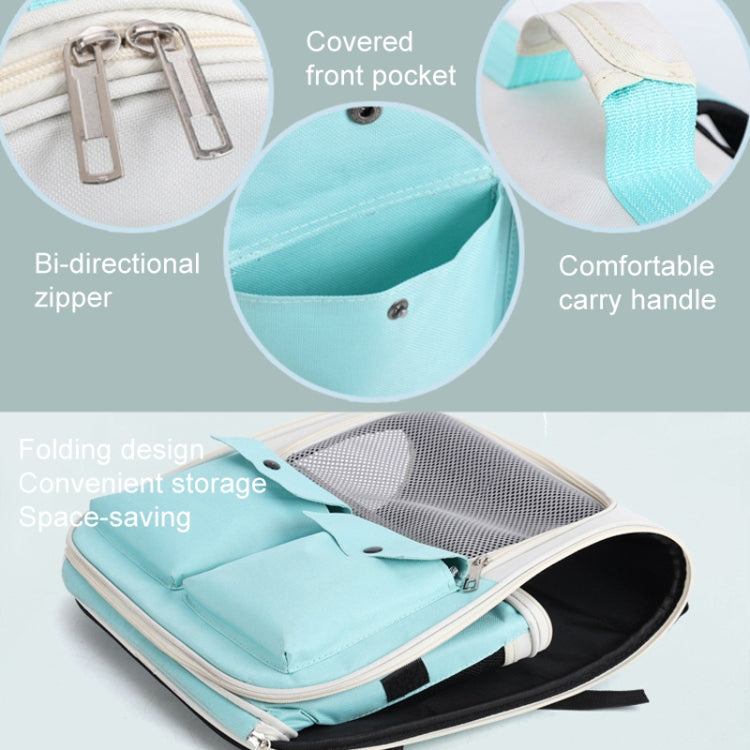Breathable Square Cat Backpack Foldable Outdoor Portable Pet Bag(Model 4 Pink) - Pet Bags by PMC TechLife | Online Shopping South Africa | PMC TechLife | Buy Now Pay Later Mobicred