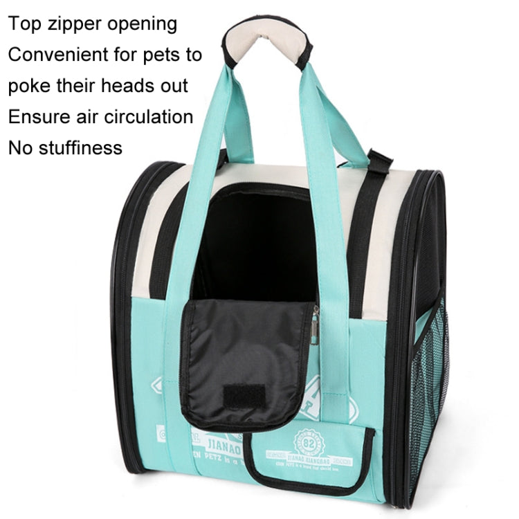 Simple Contrasting Pet Backpack Space Capsule Cat Bag Shoulder Dog Bag(Model 5 Blue) - Pet Storages & Bags by PMC TechLife | Online Shopping South Africa | PMC TechLife | Buy Now Pay Later Mobicred