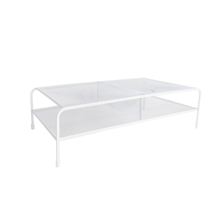 Computer Monitor Elevated Bracket Desk Wrought Iron Rack Organizer, Spec: Deepen Dual Layer Split - Laptop Stand by PMC Jewellery | Online Shopping South Africa | PMC Jewellery | Buy Now Pay Later Mobicred