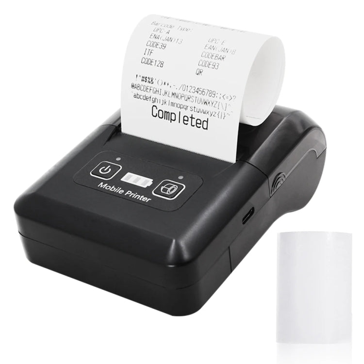 58mm Portable USB Charging Home Phone Bluetooth Thermal Printer(EU Plug) - Printer by PMC TechLife | Online Shopping South Africa | PMC TechLife | Buy Now Pay Later Mobicred