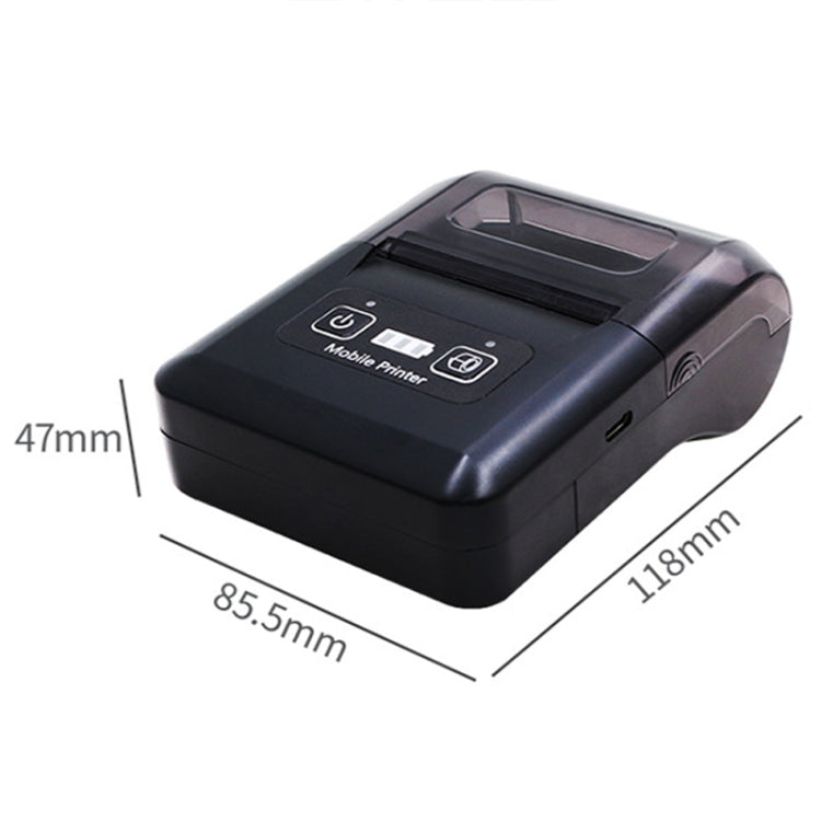58mm Portable USB Charging Home Phone Bluetooth Thermal Printer(UK Plug) - Printer by PMC TechLife | Online Shopping South Africa | PMC TechLife | Buy Now Pay Later Mobicred