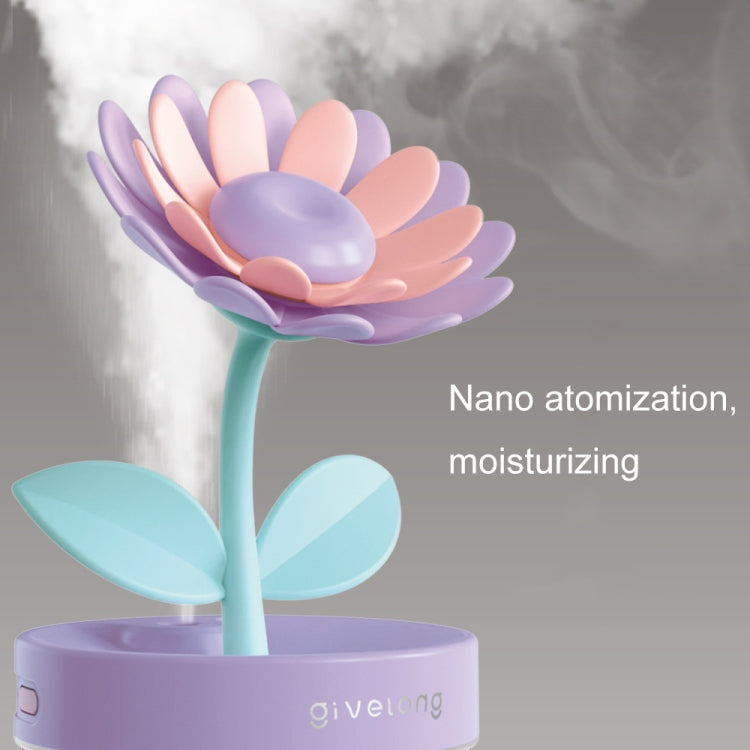 Flower Spray Hhydrating Colorful Atmosphere Light USB Aromatherapy Humidifier, Color: Gardenia Pink - Air Purifiers & Accessories by PMC TechLife | Online Shopping South Africa | PMC TechLife | Buy Now Pay Later Mobicred