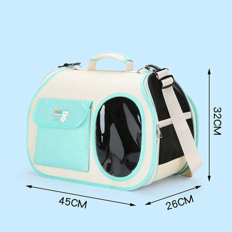 Crossbody Pet Bag Cast And Dogs Outdoor Carrying Portable Single Shoulder Bag(Yellow) - Pet Bags by PMC TechLife | Online Shopping South Africa | PMC TechLife | Buy Now Pay Later Mobicred