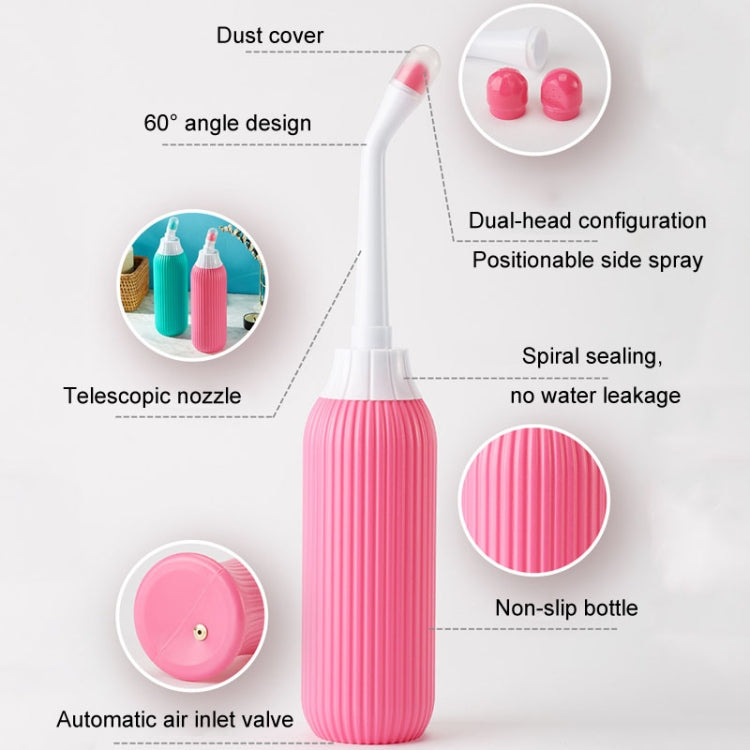 500ml Portable Feminine Washing Instrument Handheld Sanitary Wash Bottle For Pregnant Women, Model: Without Valve Pink - free shipping - PMC TechLife - Order now!