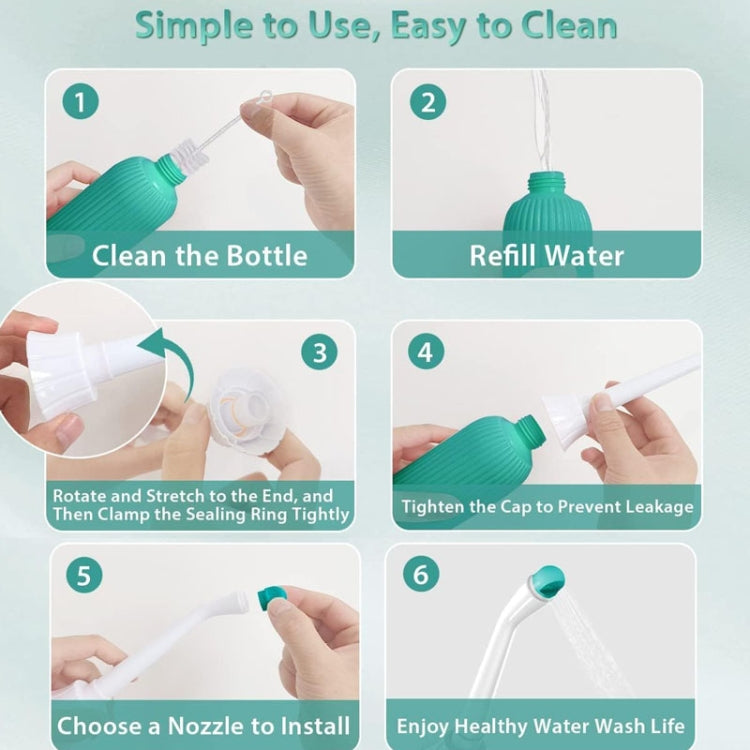 500ml Portable Feminine Washing Instrument Handheld Sanitary Wash Bottle For Pregnant Women, Model: With Valve Green - free shipping - PMC TechLife - Order now!