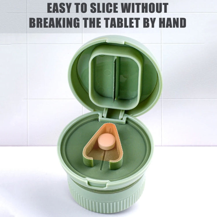 Portable 4 In 1 Mini Pill Box Multifunctional Cutting And Dispensing Device(Green) - free shipping - PMC TechLife - Order now!