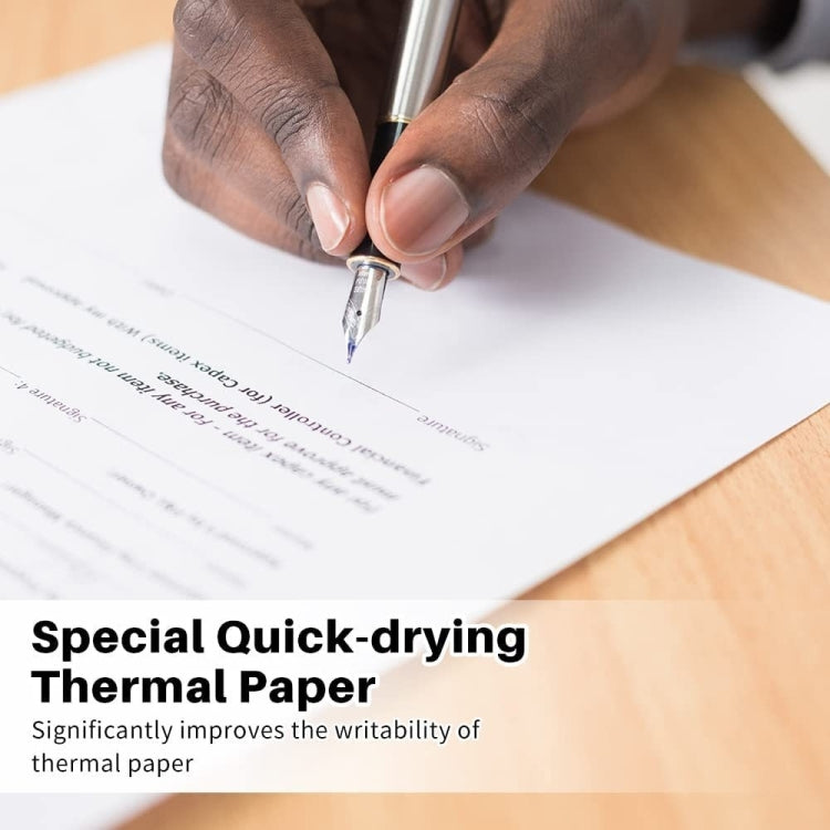 Phomemo 3rolls /Box 53mm Writing Quick-Drying Thermal Paper 10-Year Long-Lasting For M832 / M833 / M834 / M835 Printer - Printing Paper by PMC TechLife | Online Shopping South Africa | PMC TechLife | Buy Now Pay Later Mobicred