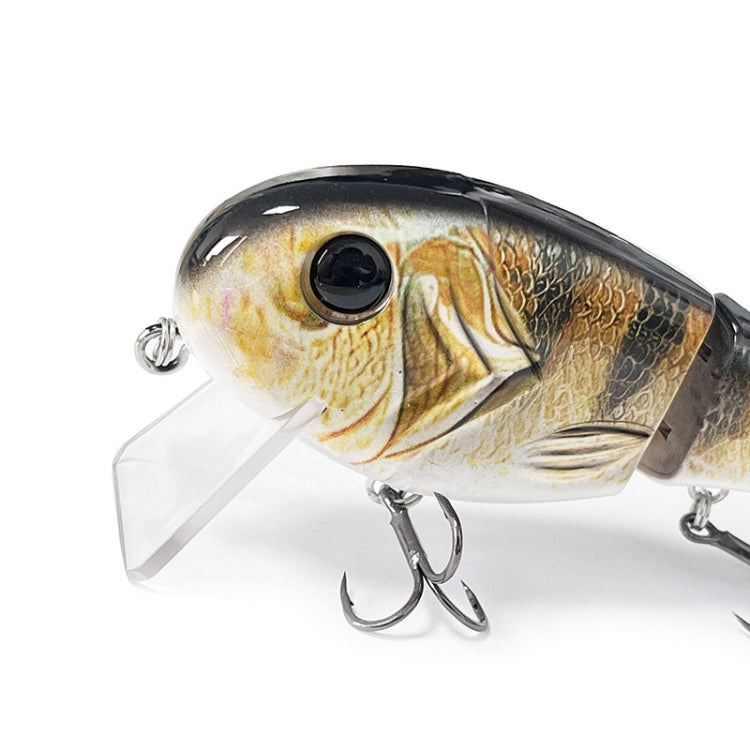 With Tongue Plate 3 Section Bionic Fish Lua Sea Fishing Freshwater Universal Floating Fake Bait(LK088-02) - Fishing Lures by PMC TechLife | Online Shopping South Africa | PMC TechLife | Buy Now Pay Later Mobicred