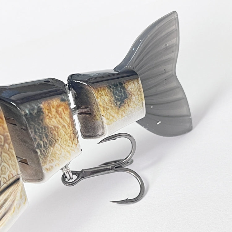 With Tongue Plate 3 Section Bionic Fish Lua Sea Fishing Freshwater Universal Floating Fake Bait(LK088-02) - Fishing Lures by PMC TechLife | Online Shopping South Africa | PMC TechLife | Buy Now Pay Later Mobicred