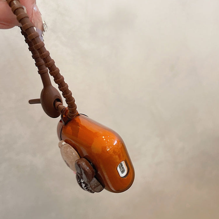 For AirPods 3 Cartoon 3D Coffee Bear Headphones Case Protective Shell Cover - For AirPods 3 by PMC Jewellery | Online Shopping South Africa | PMC Jewellery | Buy Now Pay Later Mobicred