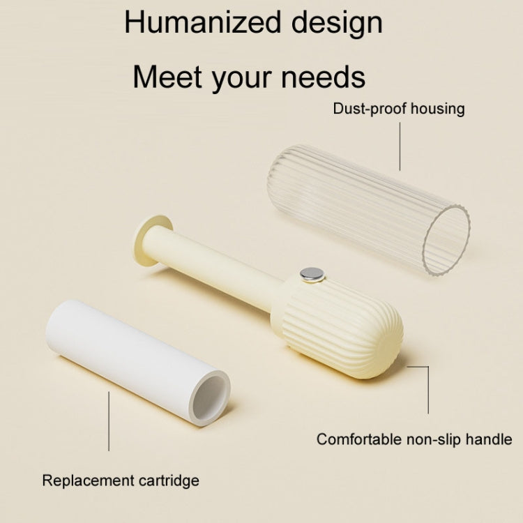 Portable Replaceable Clothing Hair Sticker Household And Pet Hair Removal Tool(Yellow) - free shipping - PMc TechLife - Order now!