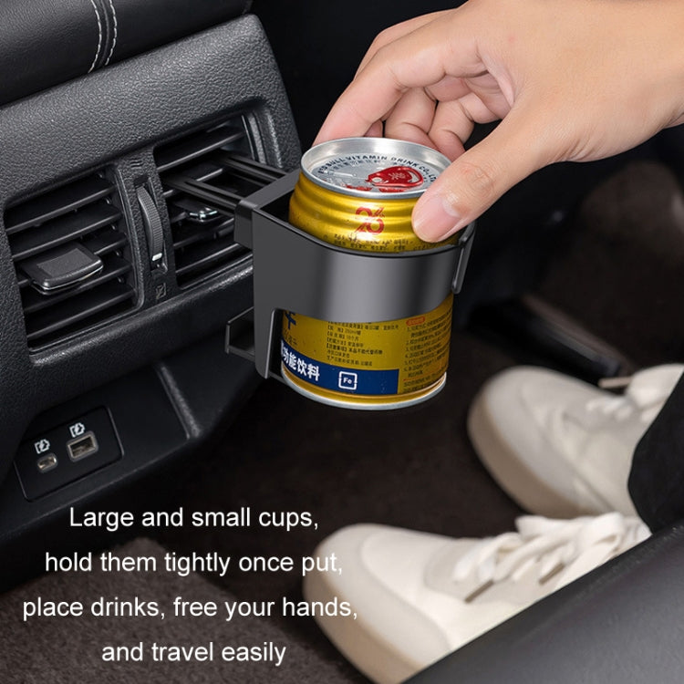 Multifunctional Car Air Conditioner Outlet Cup Holder Ashtray(Black) - free shipping - PMC TechLife - Order now!
