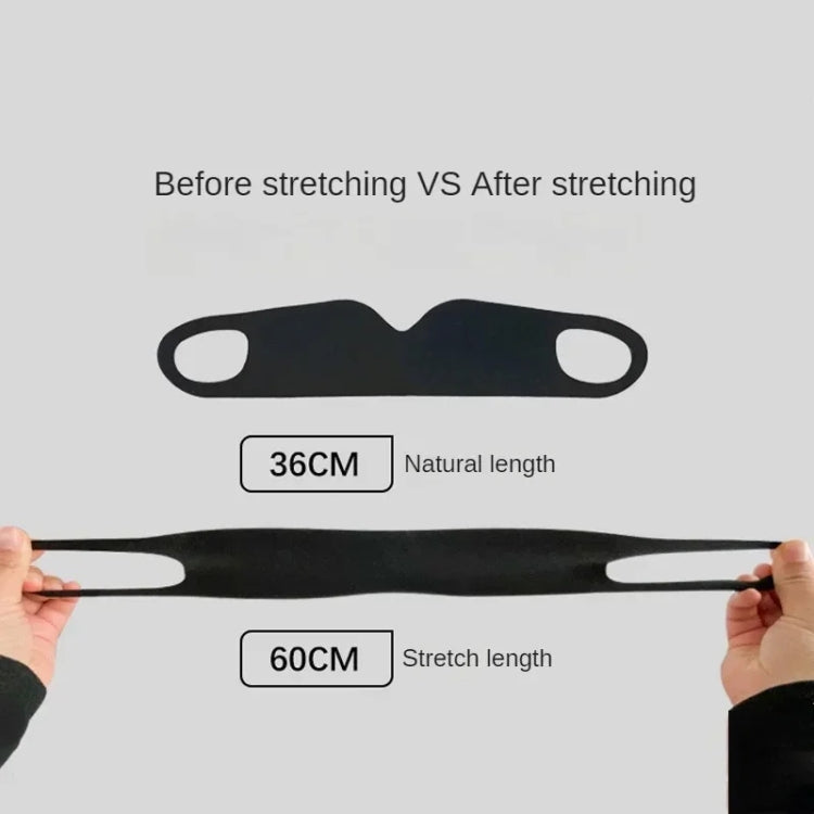 Strong Blackout Soft Relieve Fatigue Eye Protection Skin-Friendly Breathable Elasticity Washable Eye Mask, Size: M(Black) - free shipping - PMC TechLife - Order now!