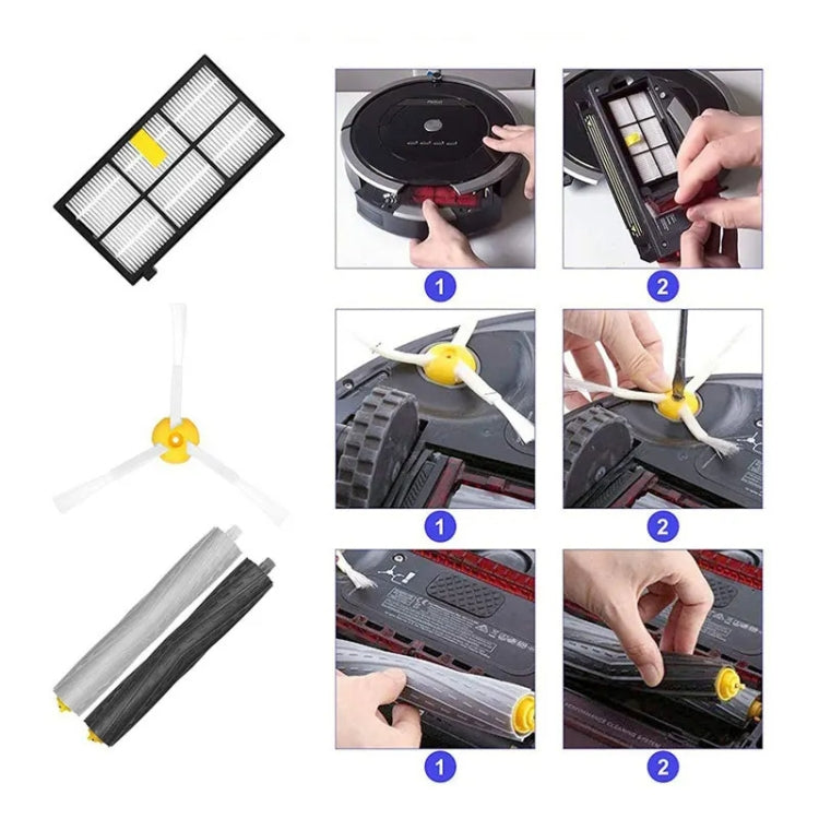 11pcs /Set Filter Sweeper Accessories For iRobot Roomba 800 & 900 Series - For iRobot Accessories by PMC TechLife | Online Shopping South Africa | PMC TechLife | Buy Now Pay Later Mobicred