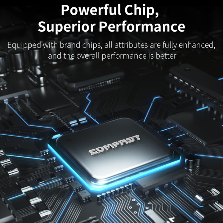 COMFAST CF-N1 V2  300Mbps WIFI4 Wireless Router With 1 Wan + 4 Lan RJ45 Ports,EU Plug - free shipping - PMC Jewellery - Order now!