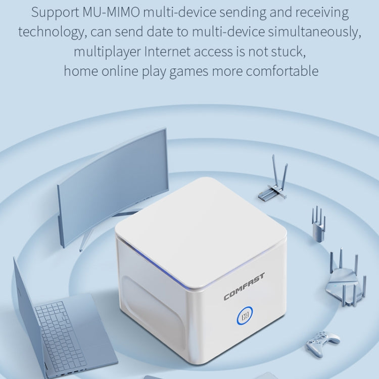 COMFAST CF-WR651AC  AC1200 Mesh Wireless Router 2.4G&5G Wi-Fi Repeater Amplifier - free shipping - PMC Jewellery - Order now!
